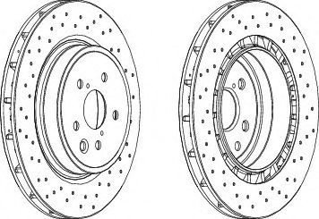 спирачен диск DDF1863