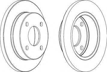 спирачен диск DDF202