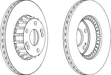 спирачен диск DDF237
