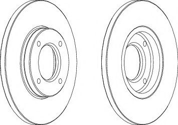 спирачен диск DDF282