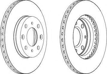 спирачен диск DDF377