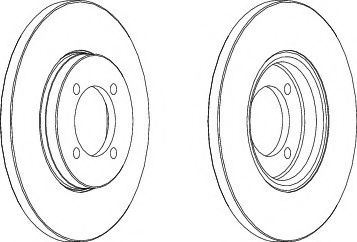 спирачен диск DDF379