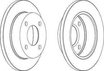 спирачен диск DDF381