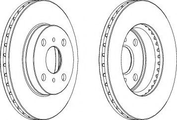 спирачен диск DDF405