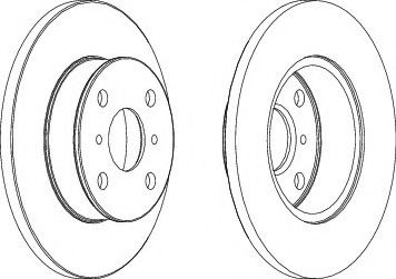 спирачен диск DDF412