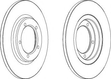 спирачен диск DDF419