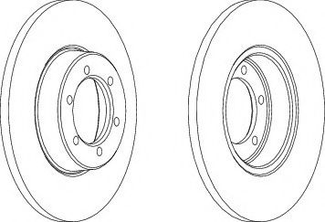 спирачен диск DDF425