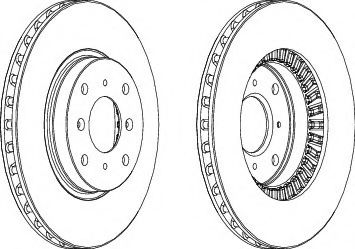спирачен диск DDF516