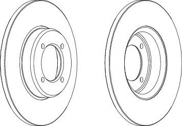 спирачен диск DDF527