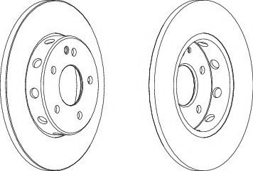 спирачен диск DDF540