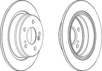 спирачен диск DDF548