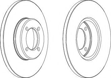 спирачен диск DDF567