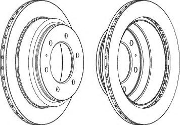 спирачен диск DDF695