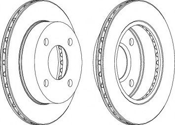 спирачен диск DDF770