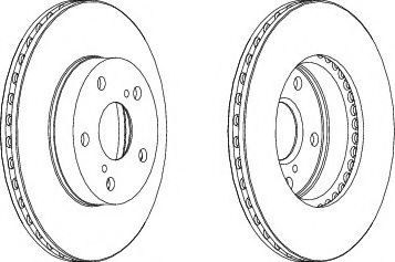 спирачен диск DDF777