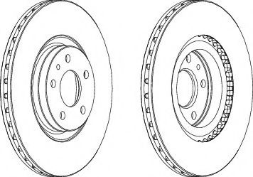 спирачен диск DDF797