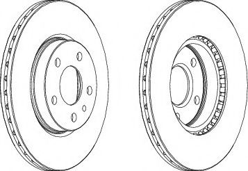 спирачен диск DDF827