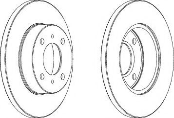 спирачен диск DDF998