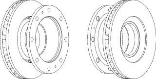 спирачен диск FCR110A