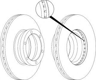 спирачен диск FCR130A