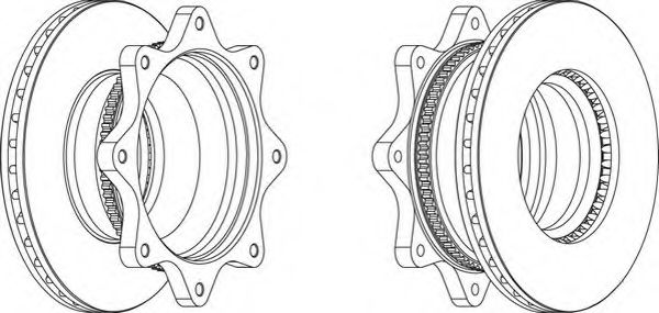 спирачен диск FCR171A