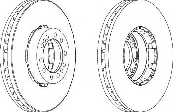 спирачен диск FCR185A