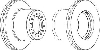 спирачен диск FCR189A