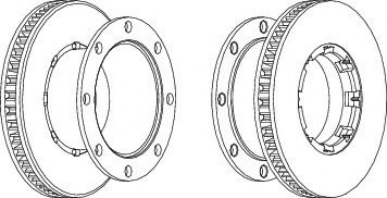 спирачен диск FCR220A