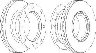 спирачен диск FCR240A