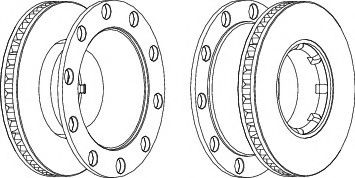 спирачен диск FCR243A