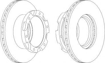 спирачен диск FCR306A