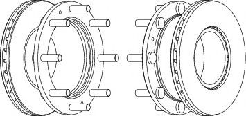 спирачен диск FCR308A