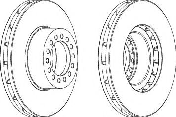 спирачен диск FCR319A