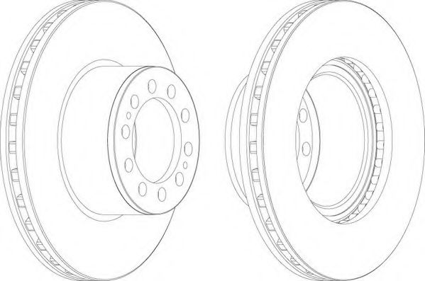 спирачен диск FCR323A
