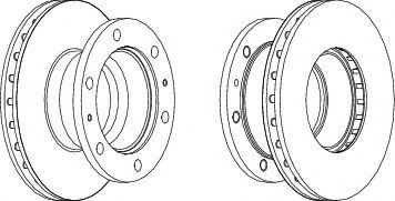 спирачен диск FCR338A