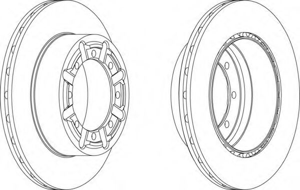 спирачен диск FCR340A