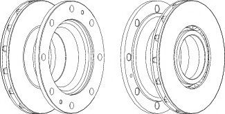 спирачен диск FCR341A