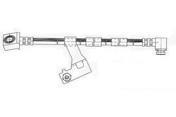 спирачен маркуч FHY2172
