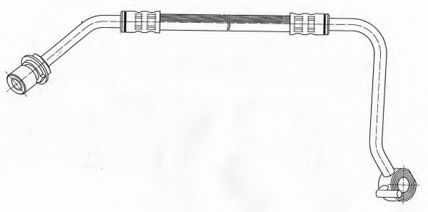 спирачен маркуч FHY2562