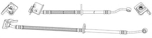 спирачен маркуч FHY2789