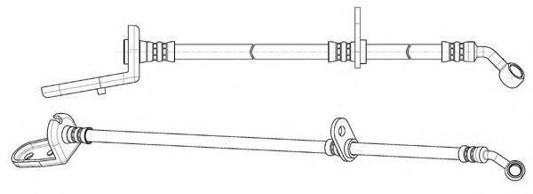 спирачен маркуч FHY2804