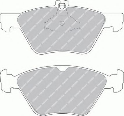 комплект спирачно феродо, дискови спирачки