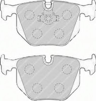 комплект спирачно феродо, дискови спирачки