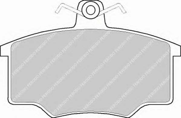 комплект спирачно феродо, дискови спирачки