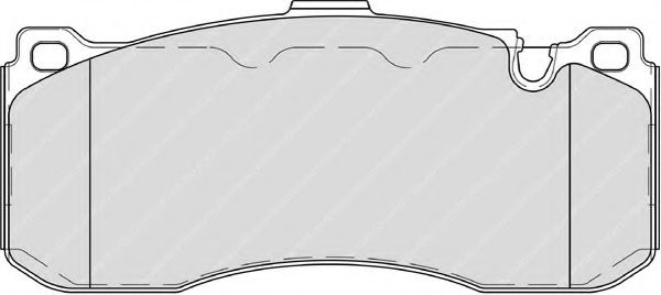 комплект спирачно феродо, дискови спирачки