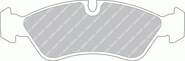 комплект спирачно феродо, дискови спирачки FSL584