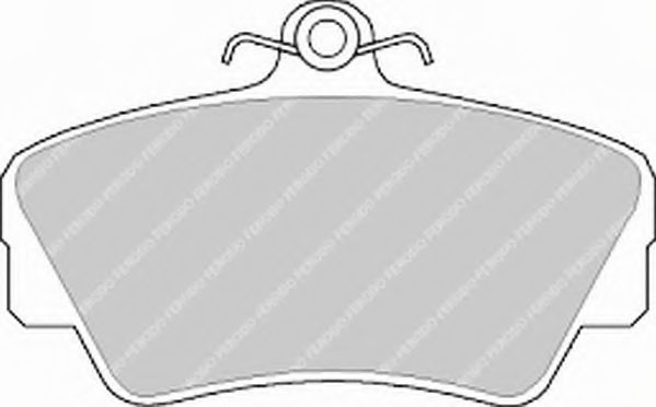 комплект спирачно феродо, дискови спирачки