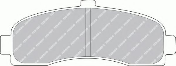 комплект спирачно феродо, дискови спирачки