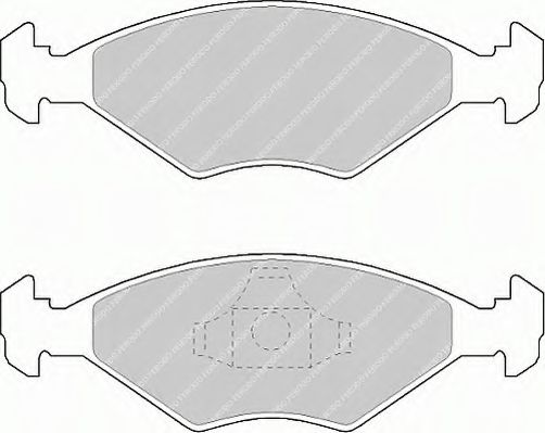 комплект спирачно феродо, дискови спирачки