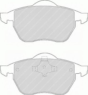 комплект спирачно феродо, дискови спирачки